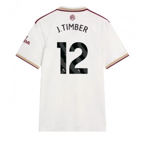 Arsenal Jurrien Timber #12 Rezervni Dres 2025-26 Kratak Rukavima